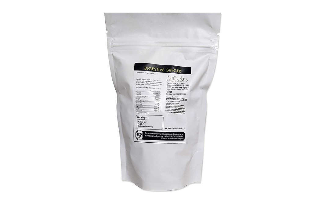 Smackys Digestives Ginger    Pack  177 grams